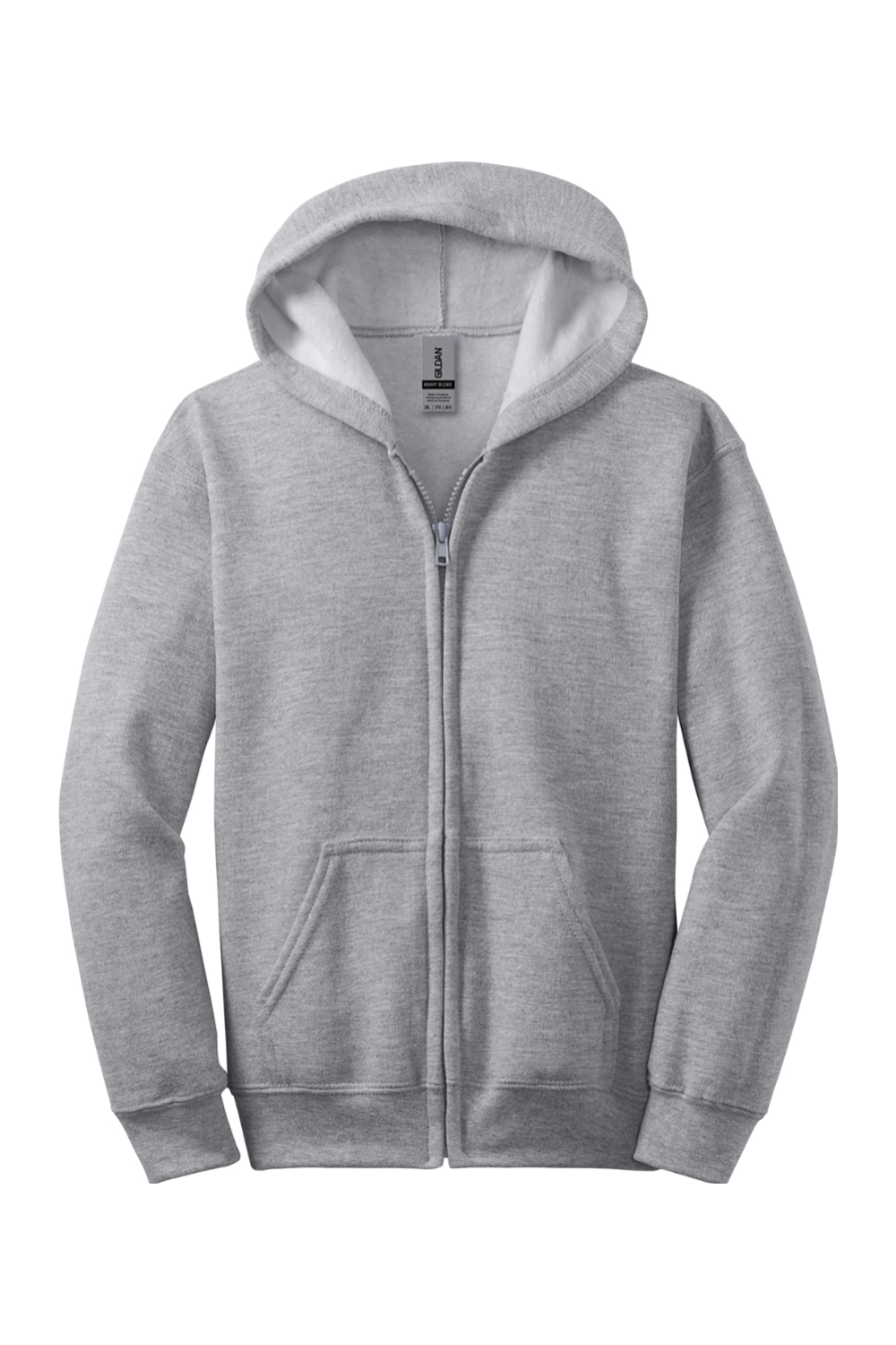 Youth Gildan Heavy Blend Full-Zip Hooded Sweatshirt