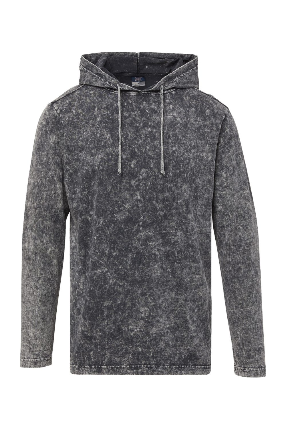 Dropship MV Sport - Loco Mineral Wash Hooded Long Sleeve T-Shirt