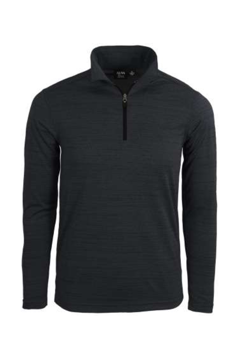 AKWA Men's Tiger Stripe L/S 1/4 Zip Polo