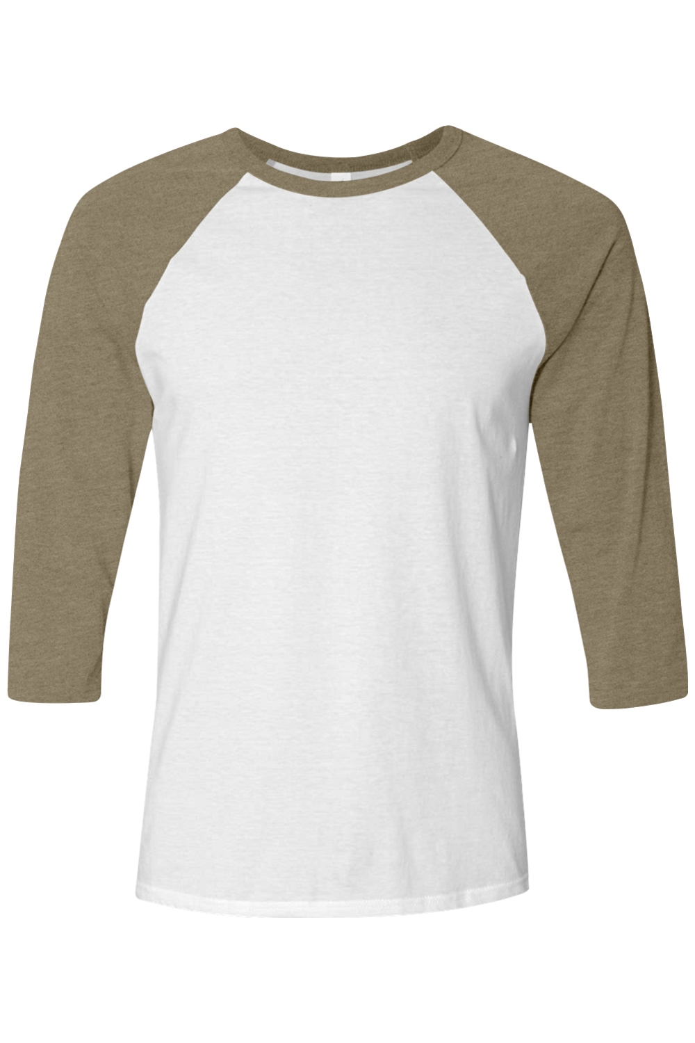 BELLA + CANVAS Unisex Three-Quarter Sleeve Baseball Tee