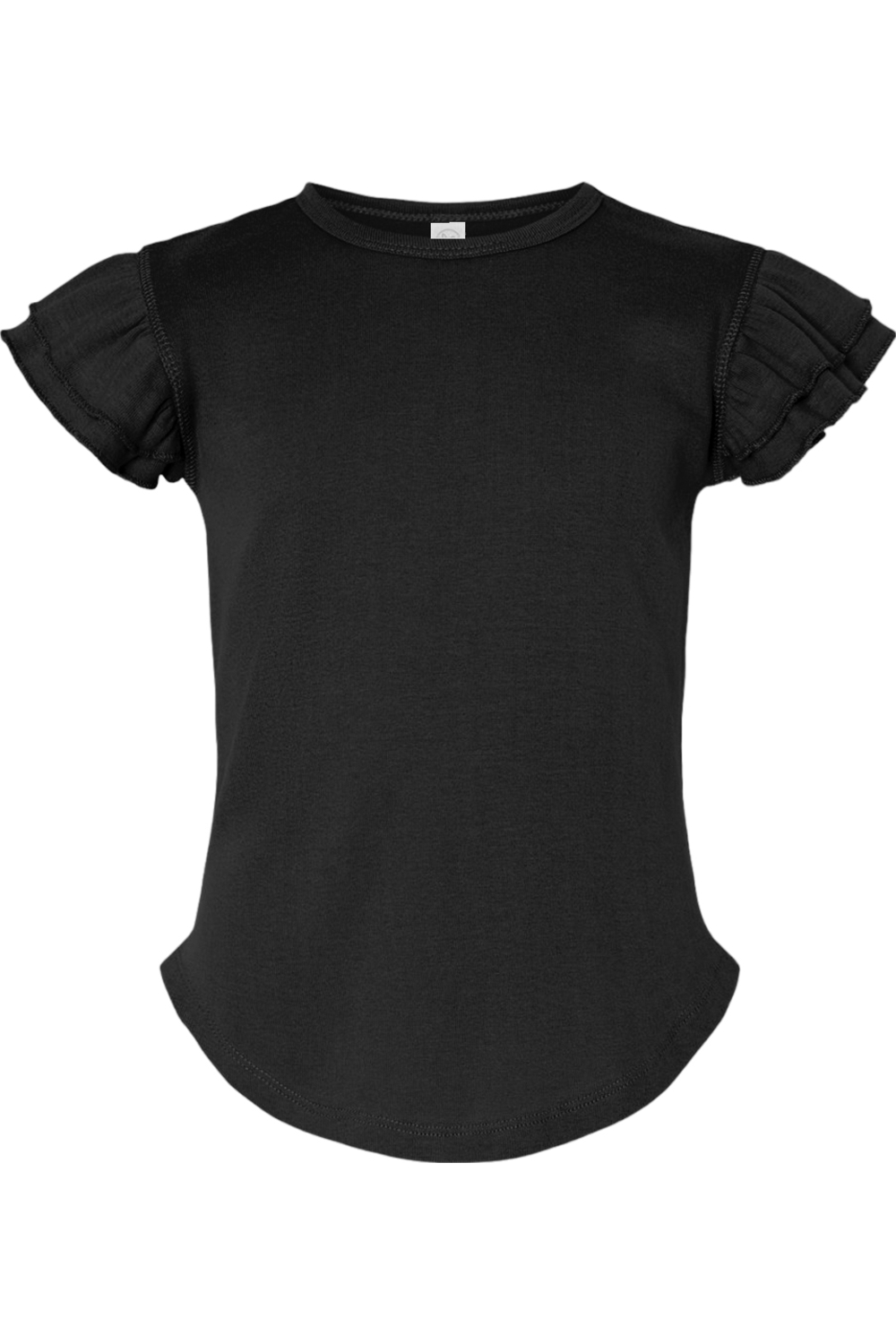Rabbit Skins Toddler Flutter Sleeve Tee