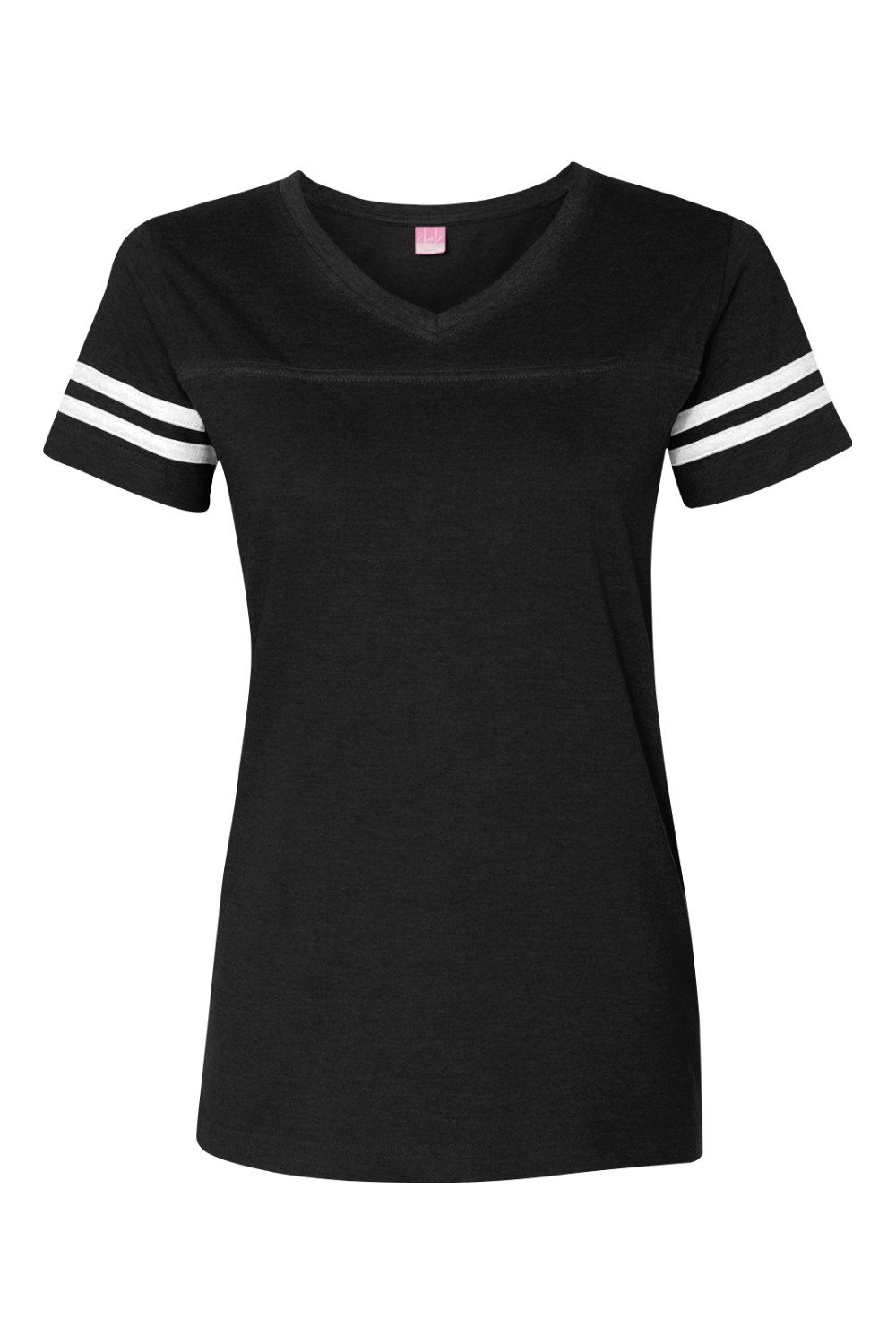 LAT Women's Football V-Neck Fine Jersey Tee