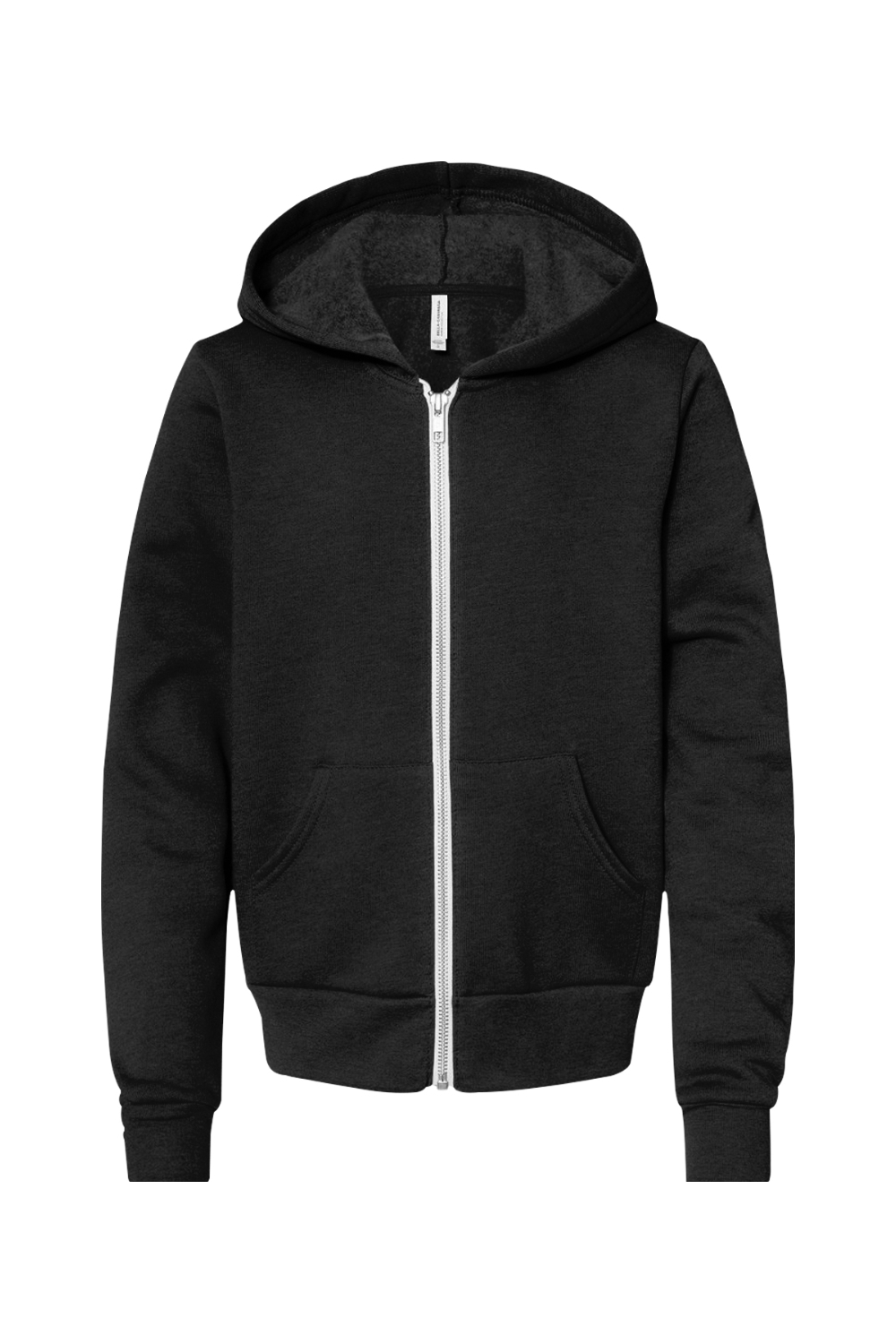 Youth BELLA + CANVAS Sponge Fleece Full-Zip Hoodie (BC3739Y)