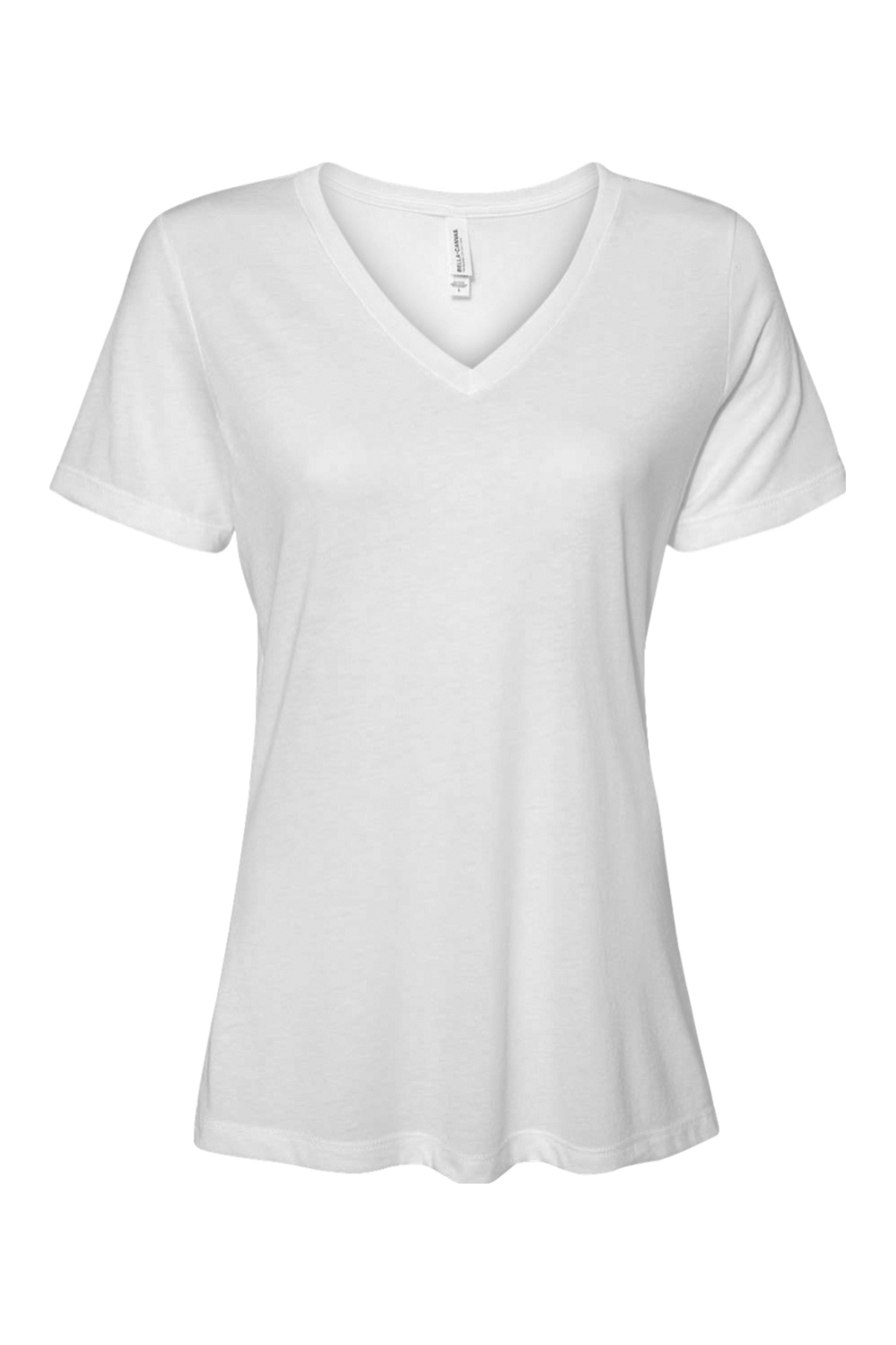 Bella + Canvas Women’s Relaxed Jersey Short Sleeve V-Neck T-Shirt