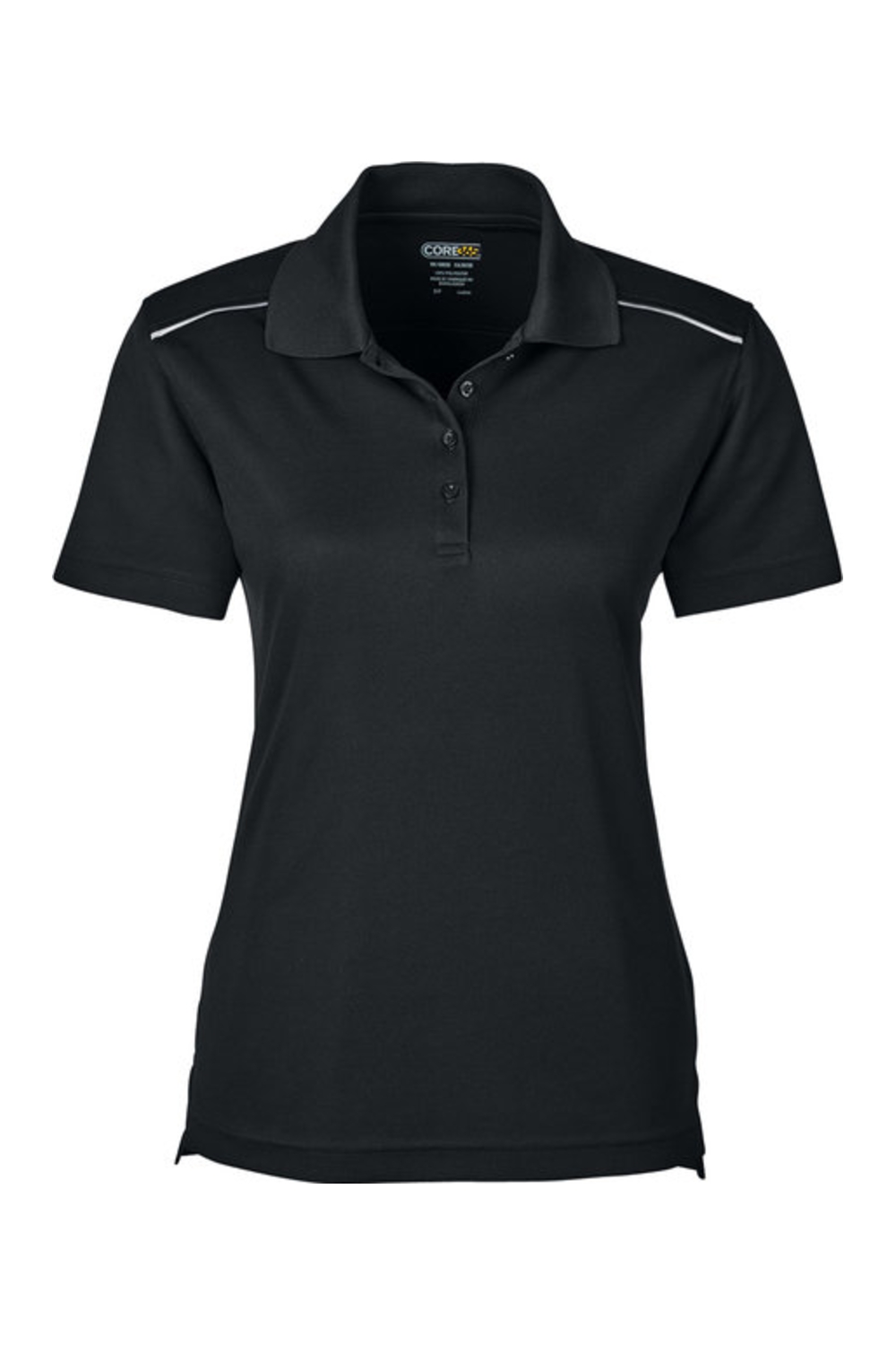 CORE365 Ladies' Radiant Performance Piqué Polo with Reflective Piping