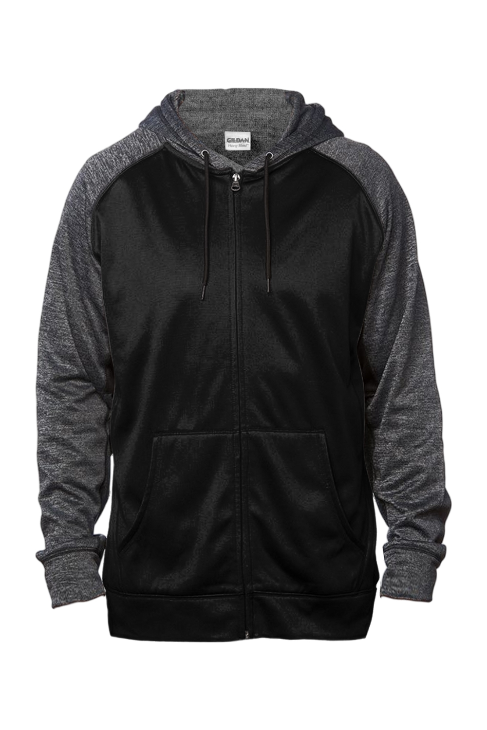 Burnside Performance Raglan Full-Zip Sweatshirt