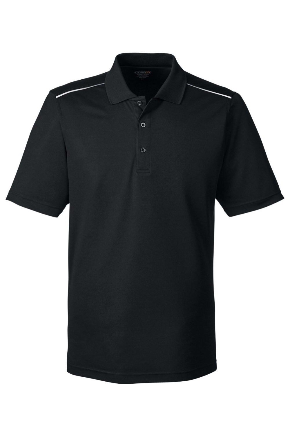 CORE365 Men's Radiant Performance Piqué Polo with Reflective Piping