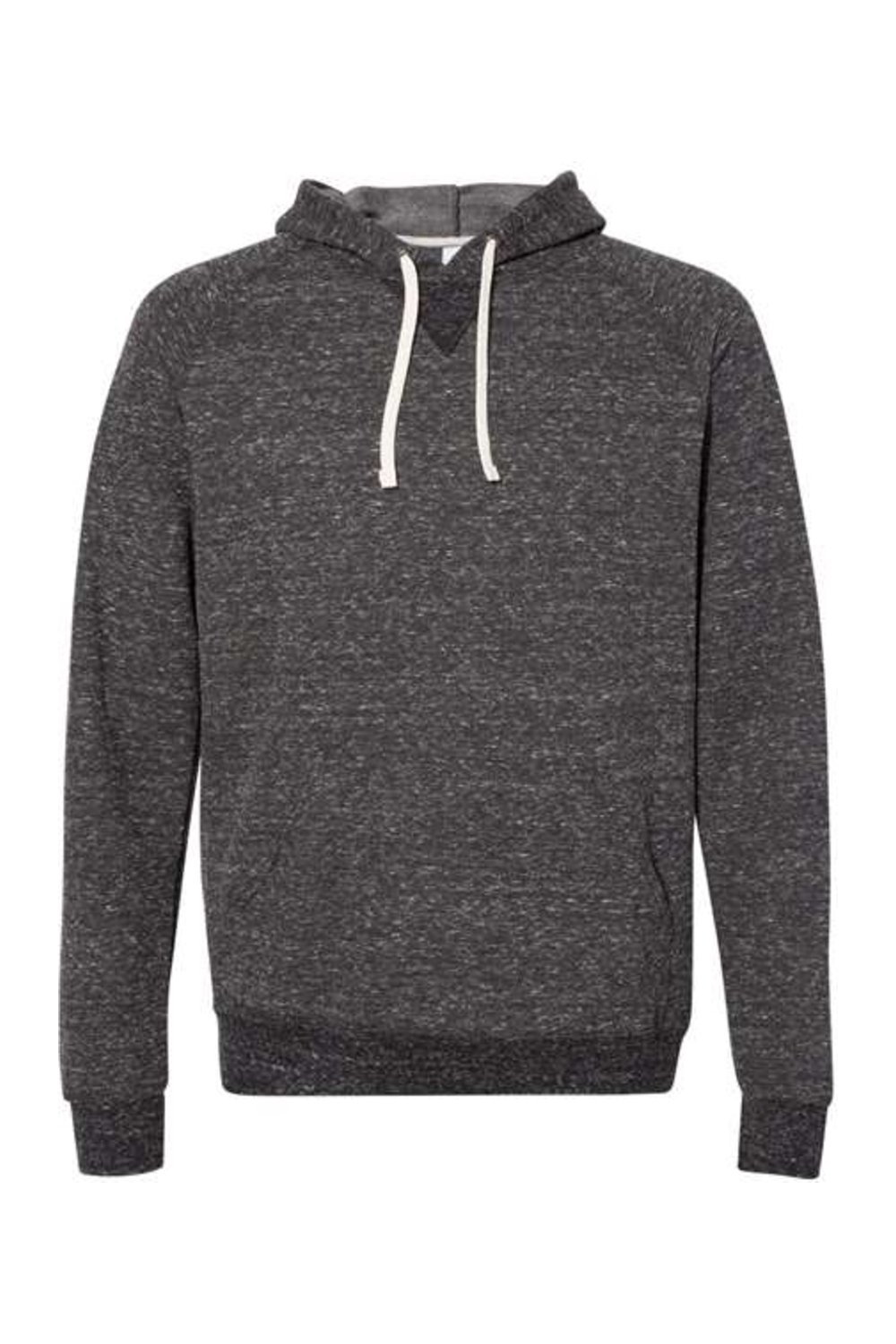 Jerzees Snow Heather French Terry Raglan Hooded Sweatshirt