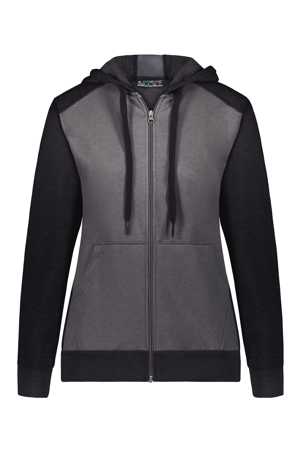 Augusta Sportswear Women's Eco Revive Three-Season Triblend Fleece Full-Zip Hooded Sweatshirt