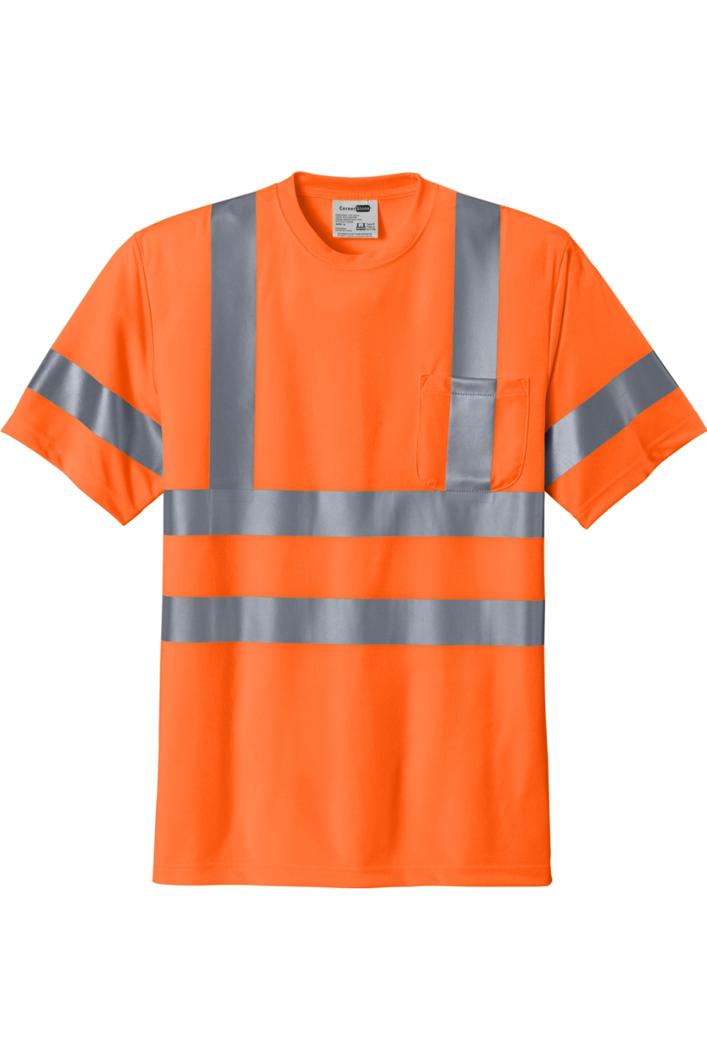 CornerStone - ANSI 107 Class 3 Short Sleeve Snag-Resistant Reflective T-Shirt