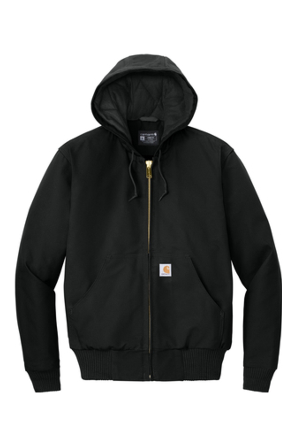Carhartt Quilted-Flannel-Lined Duck Active Jac