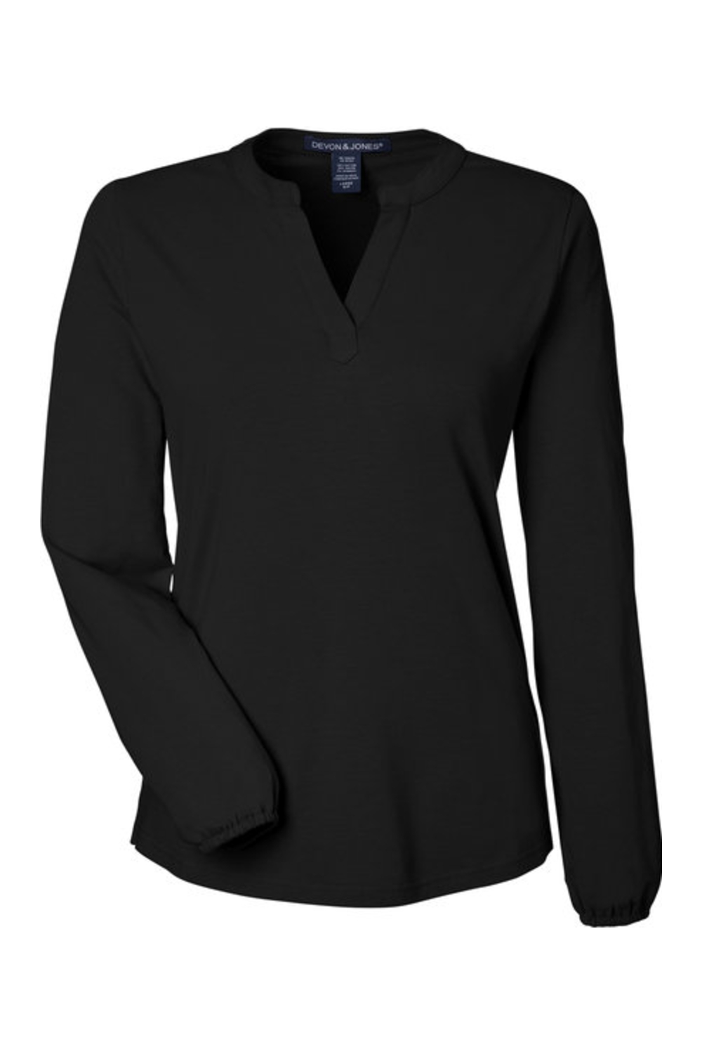 Devon & Jones Ladies' Raleigh Half-Placket Knit Top