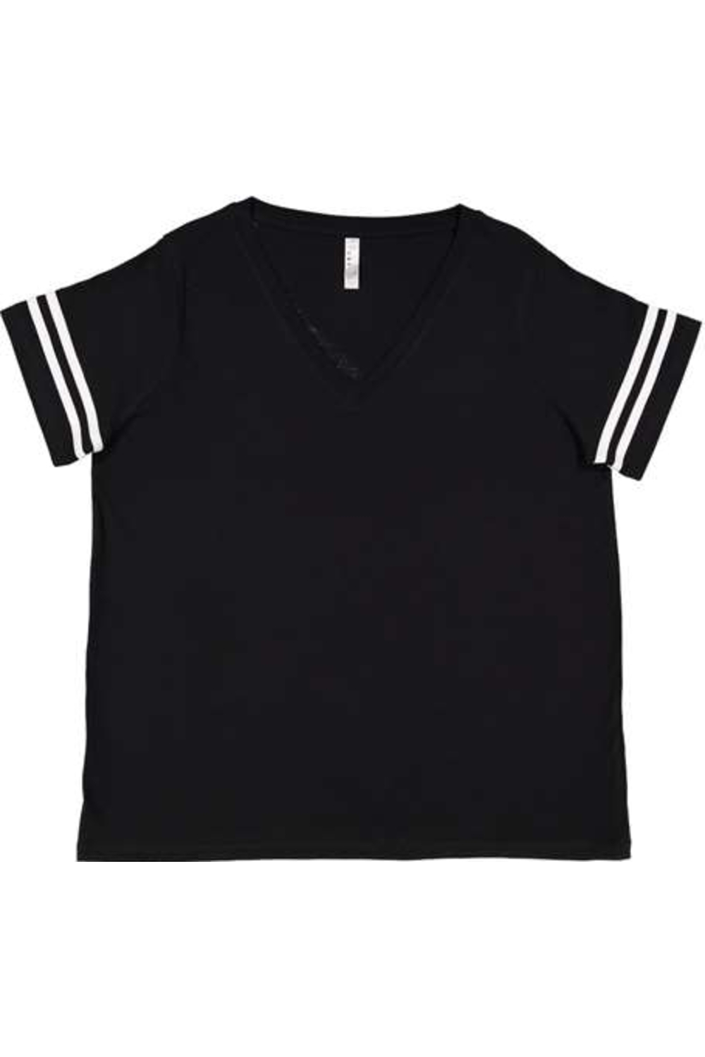 LAT - Curvy Collection Women's Vintage Football T-Shirt
