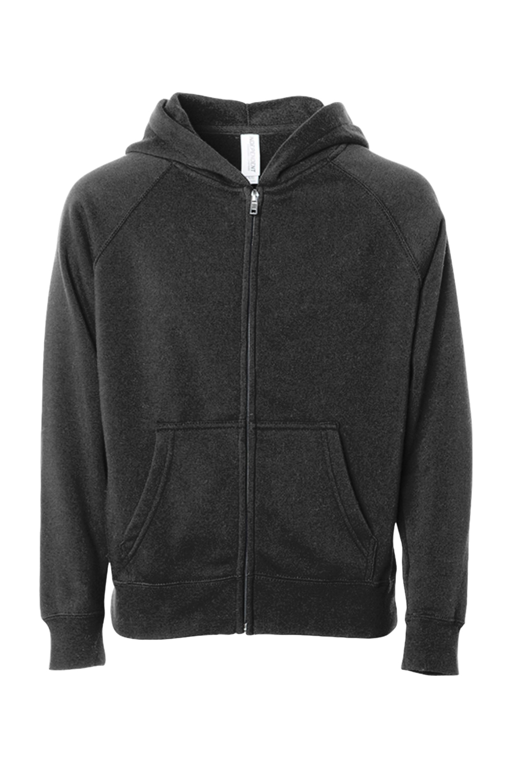 Dropship Independent Trading Co. Youth Lightweight Special Blend Raglan Zip Hood