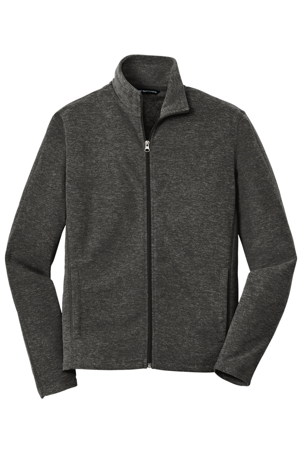 Port Authority Heather Microfleece Full-Zip Jacket