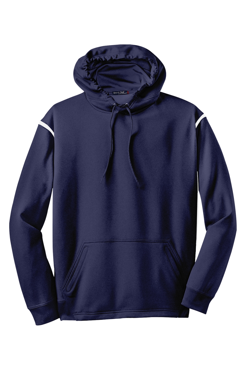 Sport-Tek Tech Fleece Colorblock Hooded Sweatshirt