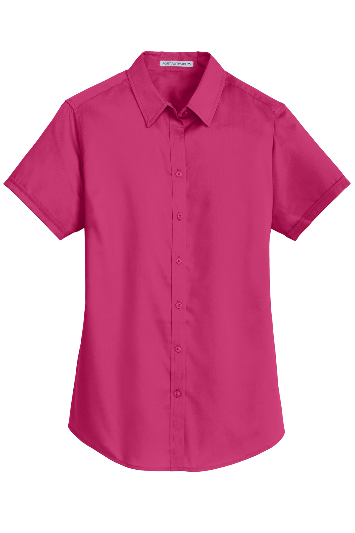 Port Authority Ladies Short Sleeve SuperPro Twill Shirt