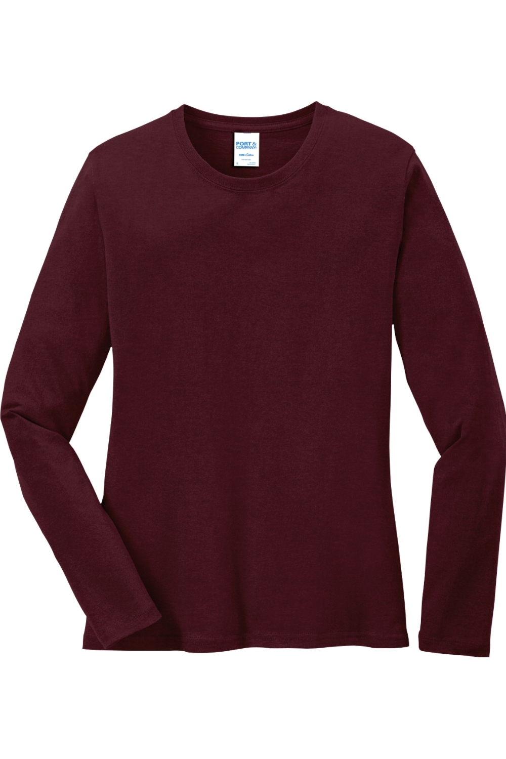 Port & Company Ladies Long Sleeve Core Cotton Tee