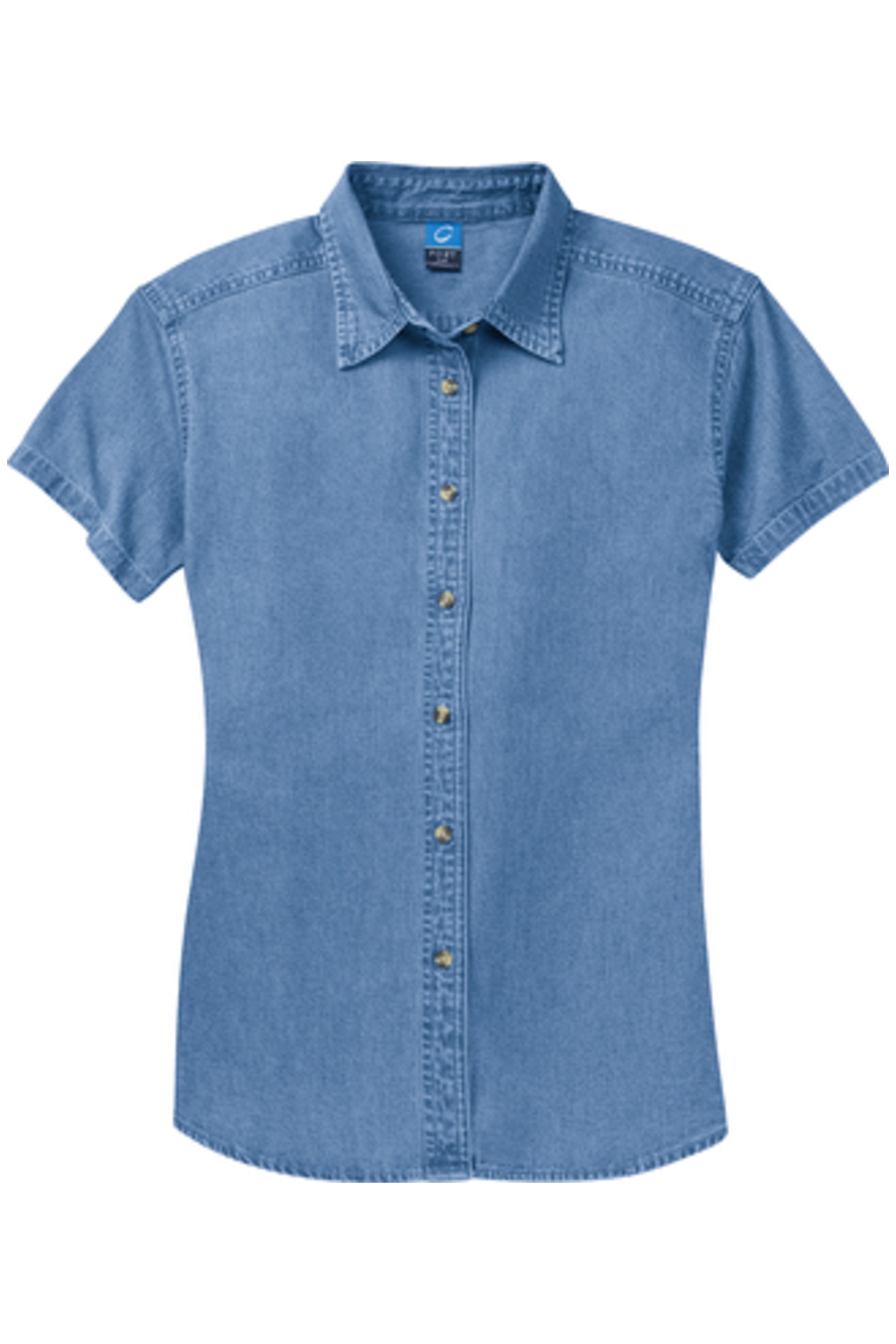 Port & Company - Ladies Short Sleeve Value Denim Shirt