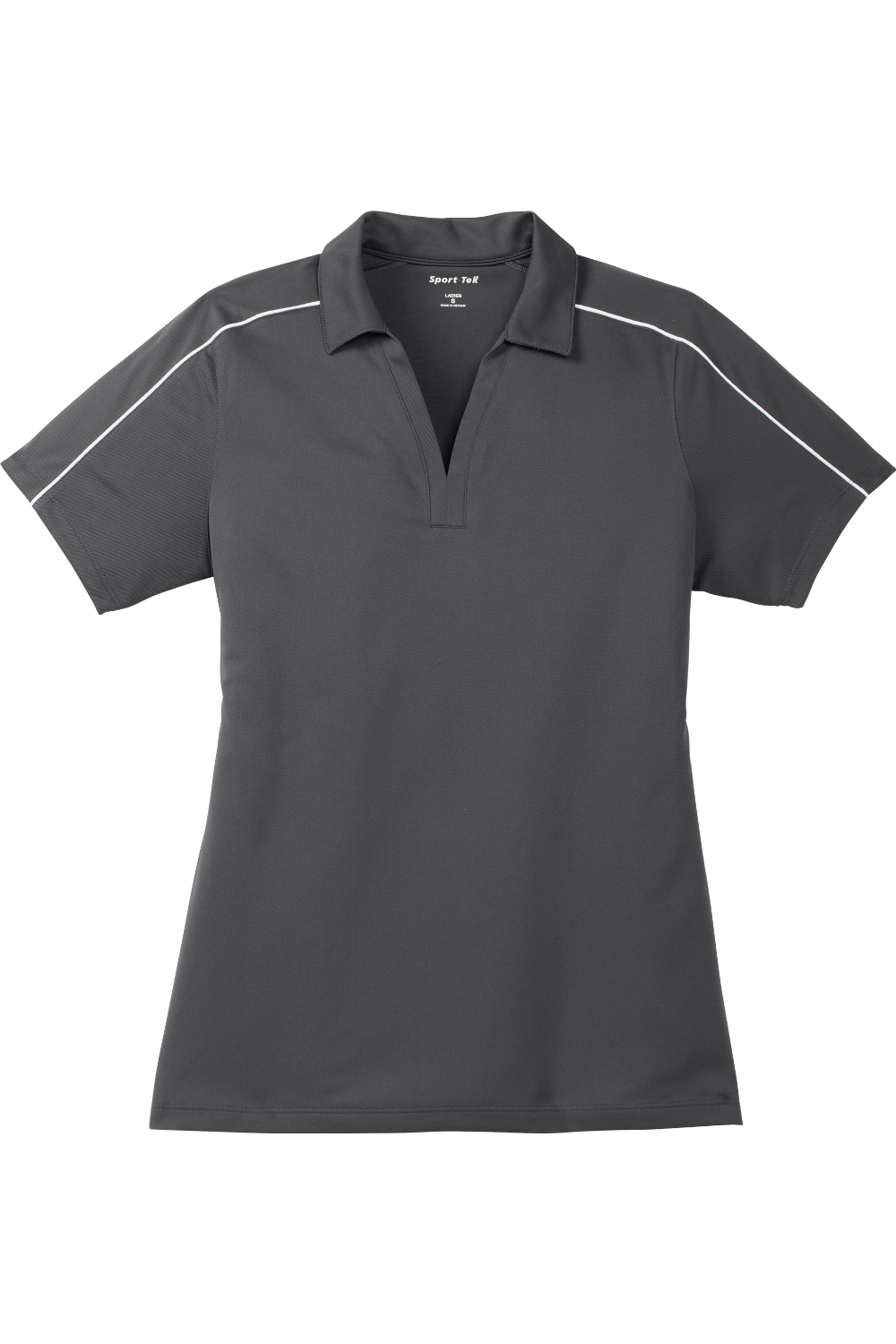 Sport-Tek Ladies Micropique Sport-Wick Piped Polo (Discontinued/while supplies last)