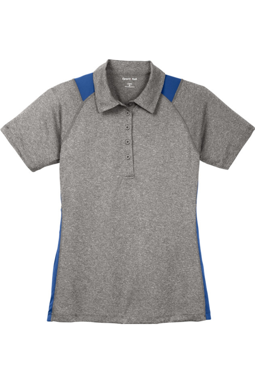 Sport-Tek Ladies Heather Colorblock Contender Polo