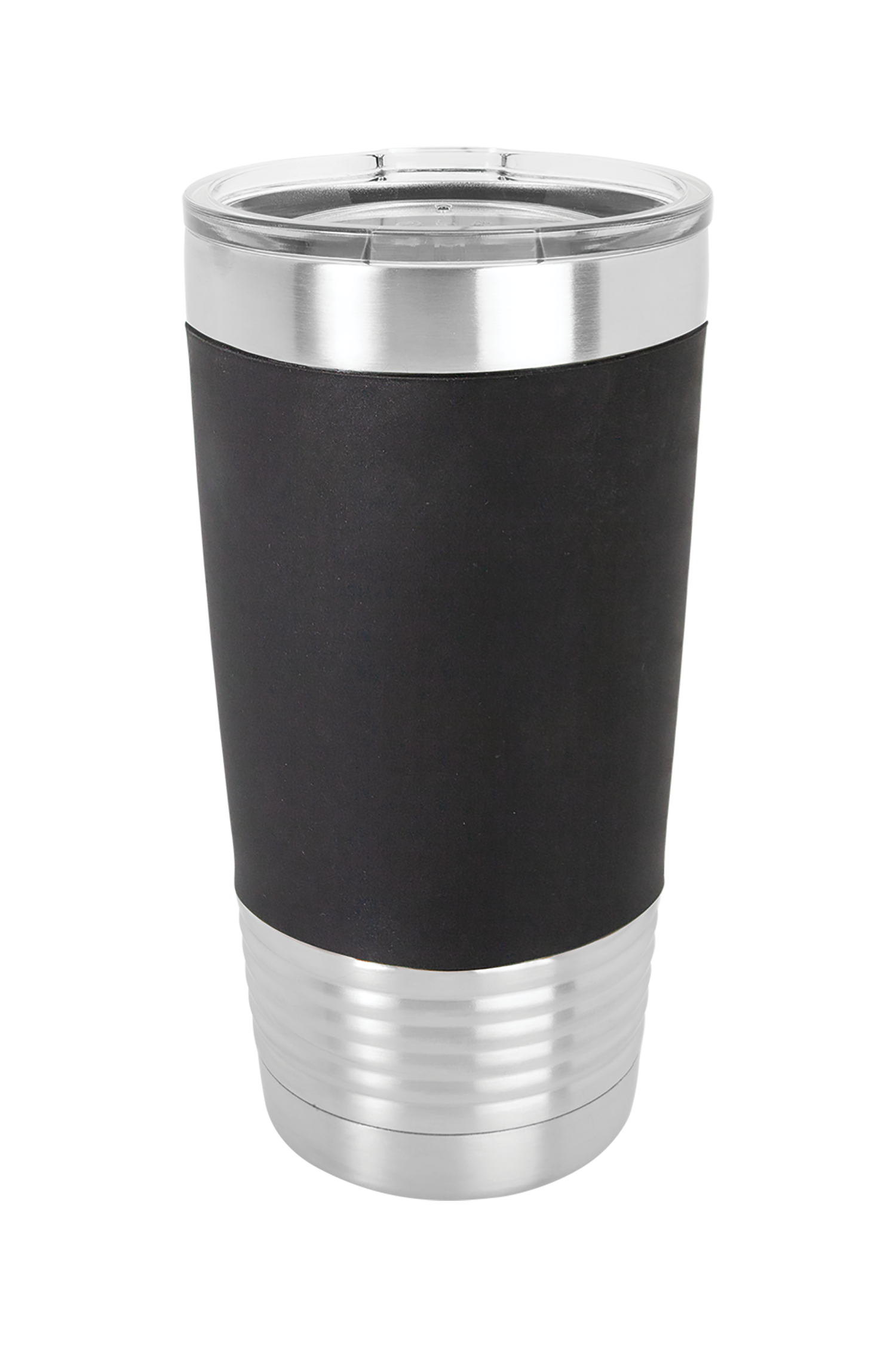 20 oz. Tumbler with Silicone Grip and Clear Lid