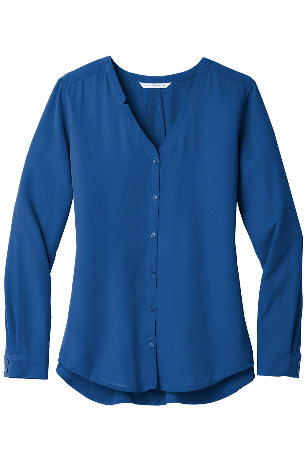 Port Authority Ladies Long Sleeve Button-Front Blouse
