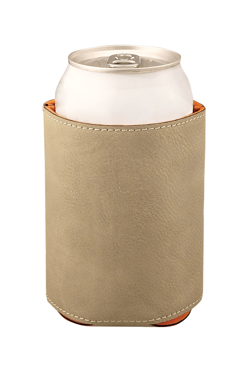 3 3/4" Laserable Leatherette Beverage Holder