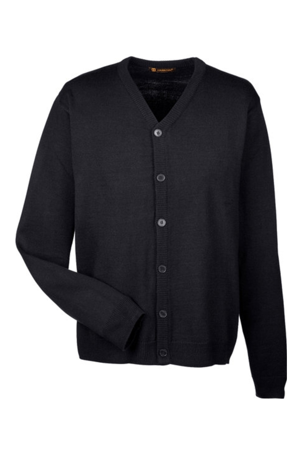 Harriton Men's Pilbloc V-Neck Button Cardigan Sweater