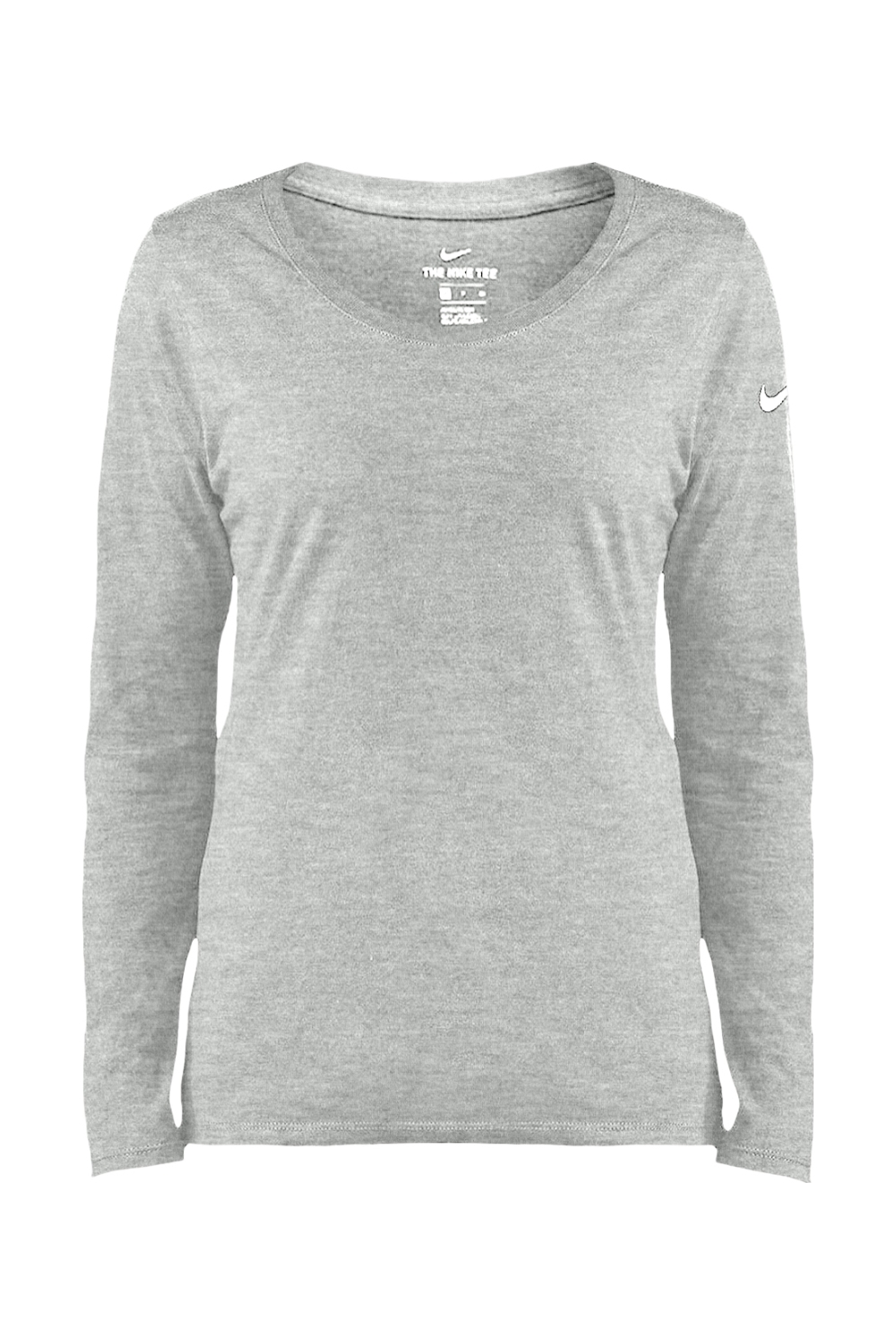 Nike Ladies Core Cotton Long Sleeve Scoop Neck Tee