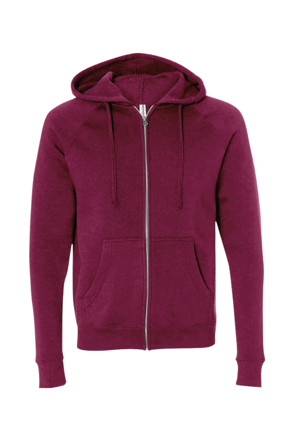 Independent Trading Co. Unisex Special Blend Raglan Full-Zip Hooded Sweatshirt