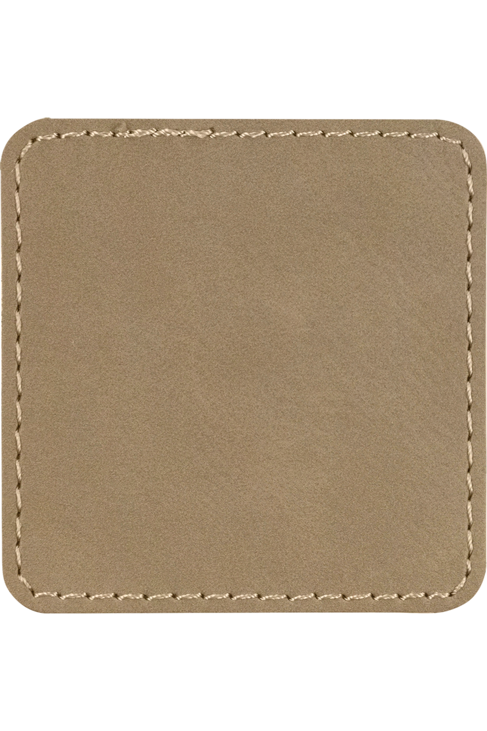 2.5" x 2.5" Square Leatherette Patch with Heat Seal Backing