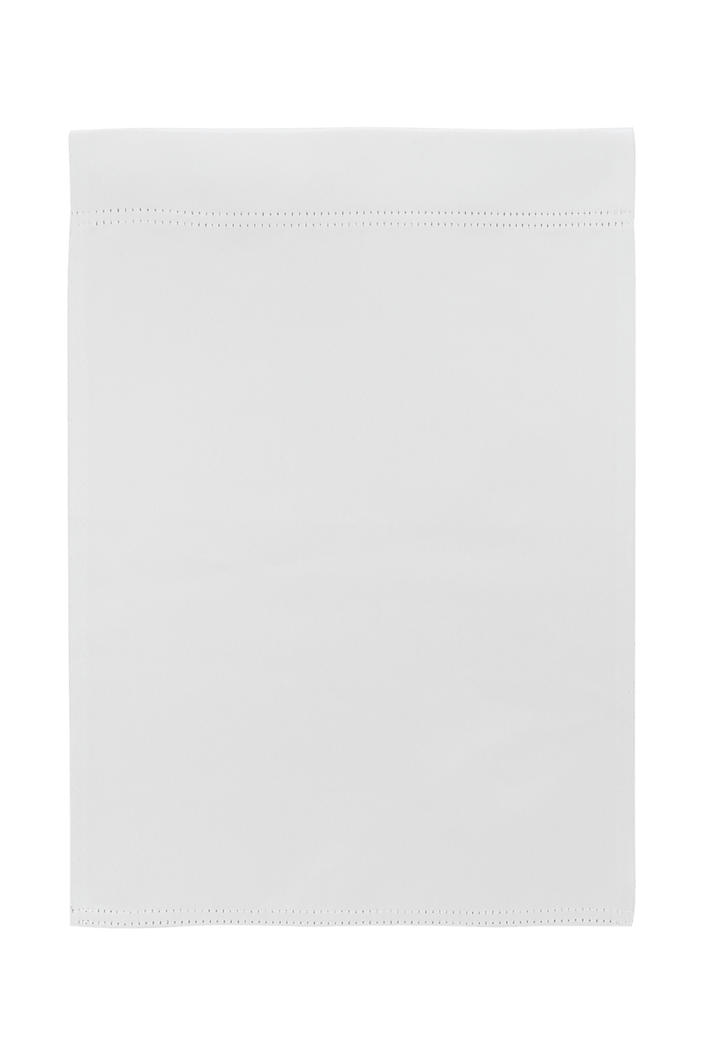 White Garden Flag 17 1/4" x 12 1/2" (Stand/Pole is not included)