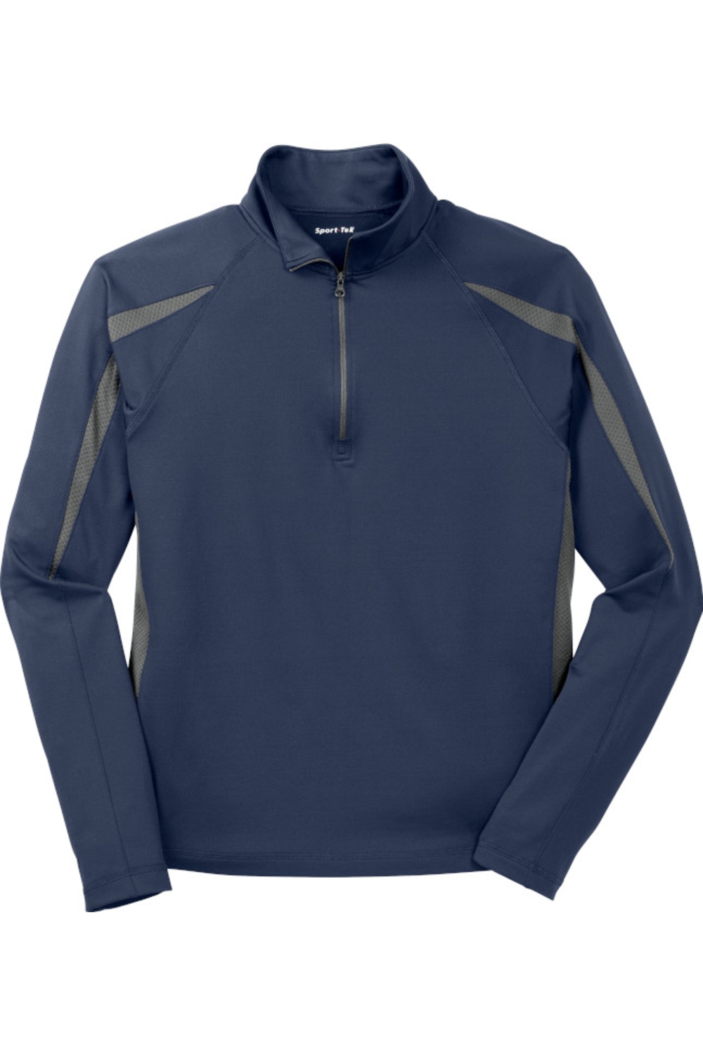 Sport-Tek Sport-Wick Stretch 1/2-Zip Colorblock Pullover