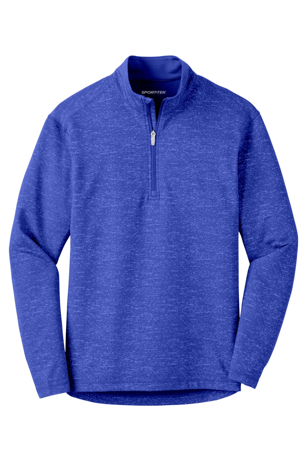 Sport-Tek Sport-Wick Stretch Reflective Heather 1/2-Zip Pullover