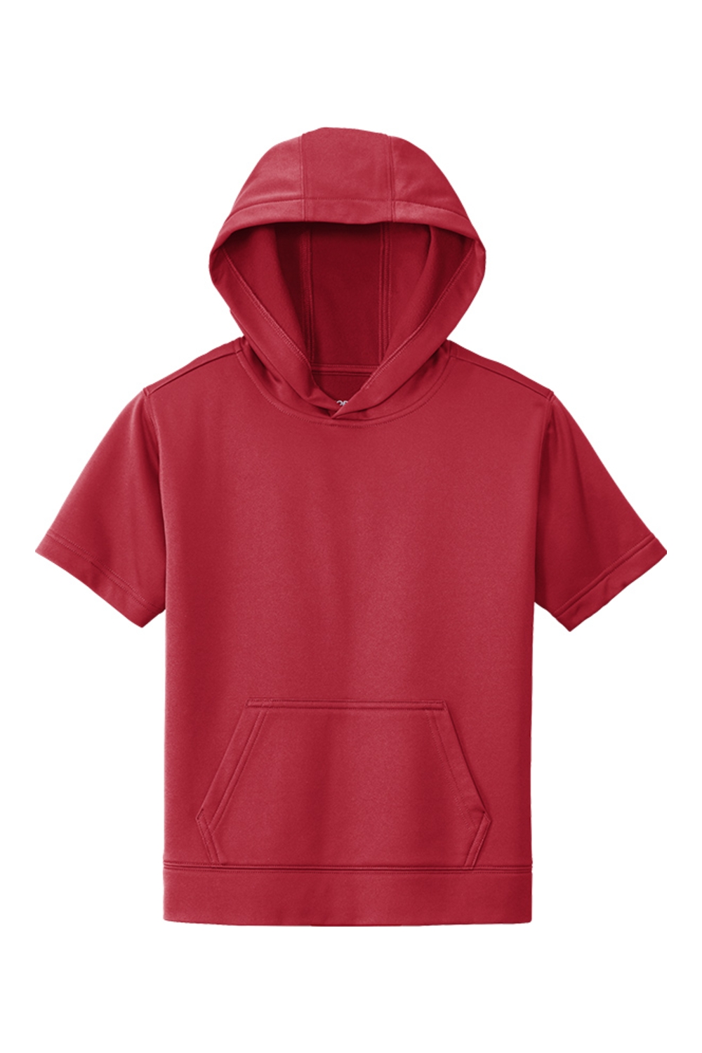 Sport-Tek Youth Sport-Wick Fleece Short Sleeve Hooded Pullover