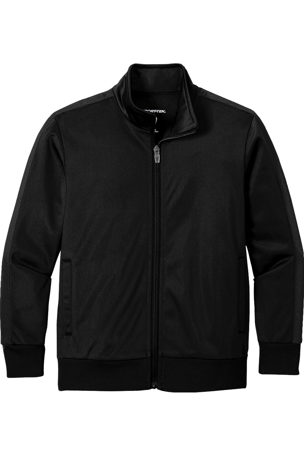 Sport-Tek Youth Tricot Sleeve Stripe Track Jacket